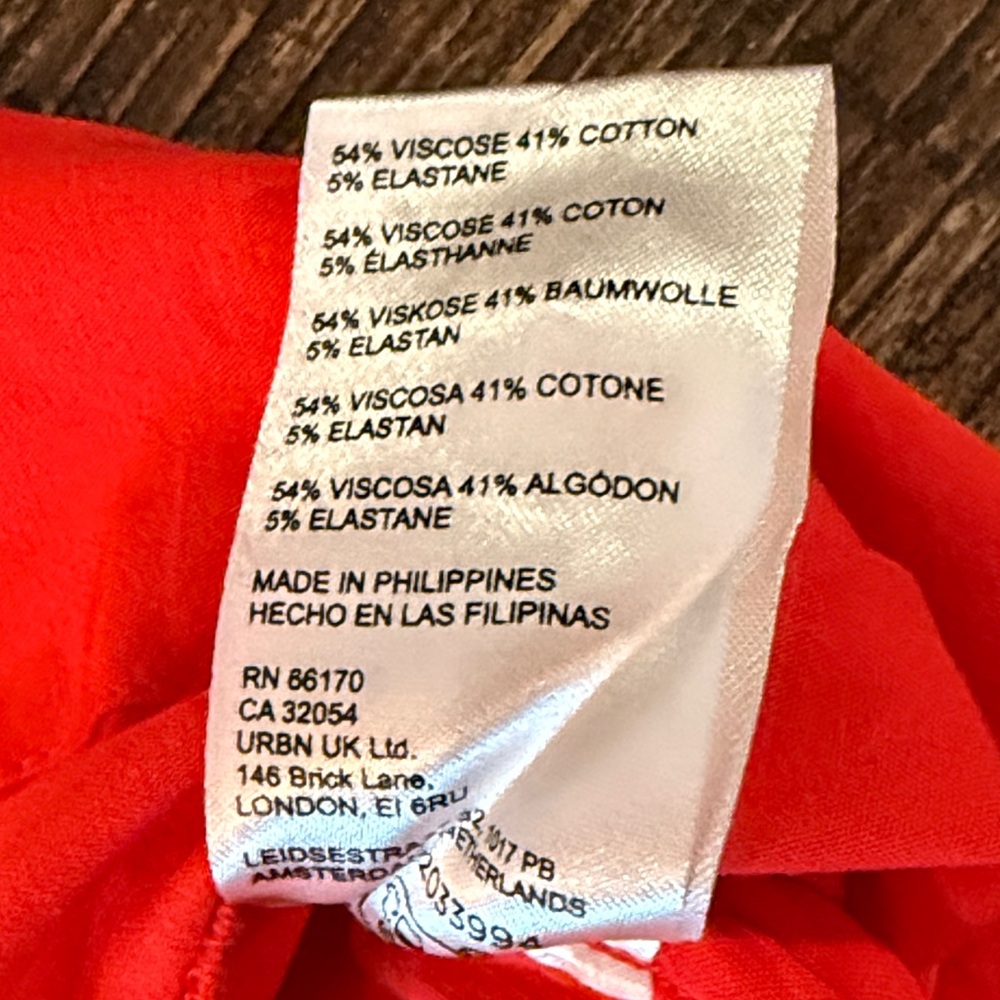 Anthropologie Maeve The Amelia Mini Dress Red Sleeveless NWT Medium - Picture 10 of 13